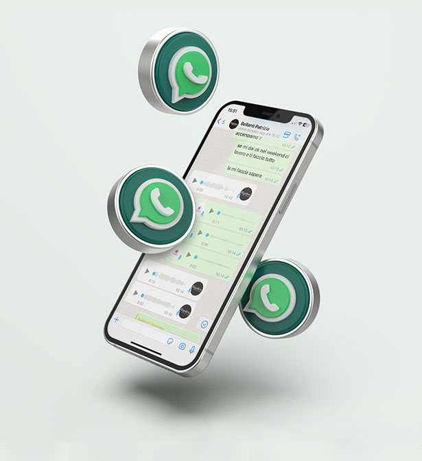 contattaci con Whatsapp a Petali e Petali